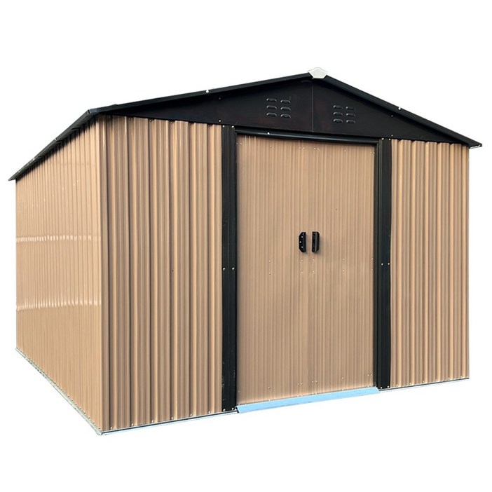 8×10 국내 최대 레드와이 조립식 이동 농막 야외 전원주택 소형 대형 창고 벌키 보관함 스틸창고, 8×10콜드그레이