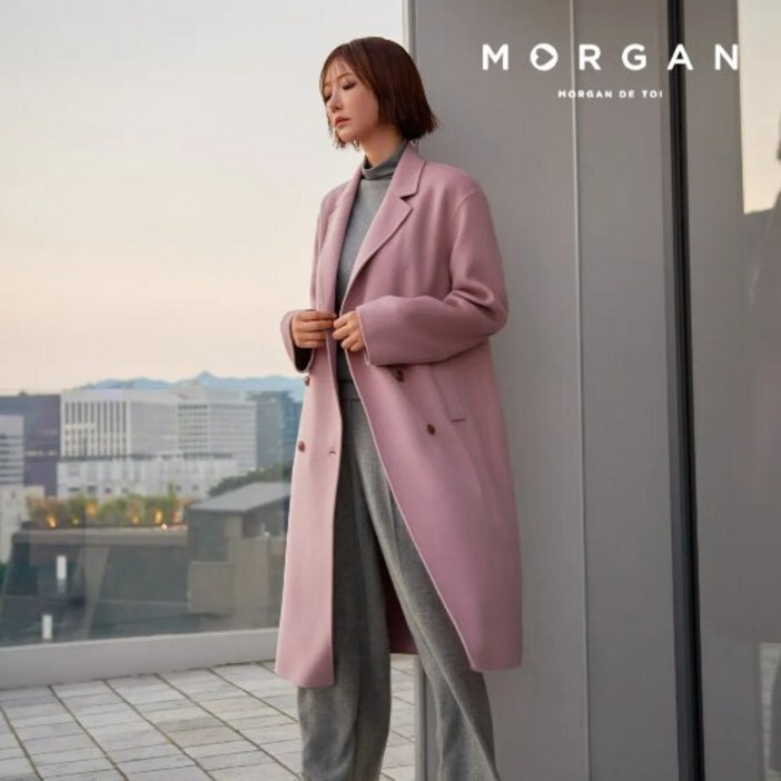 모르간 뉴 핸드메이드 더블 코트