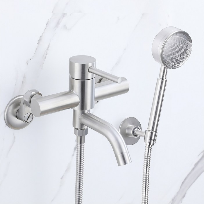 준앤코 SQS02se 스테인리스 샤워기 수전 욕조 샤워수전 샤워세트