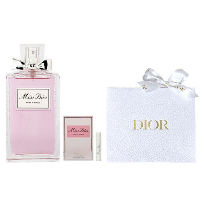 미스디올 로즈 앤 로지스 오 드 뚜왈렛 30ml  1ml 백화점정품, 쇼핑백