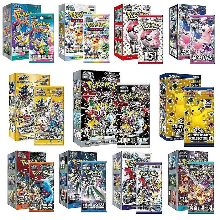 포켓몬카드 신상카드 굿즈 선물세트 2025 NEW, 1개