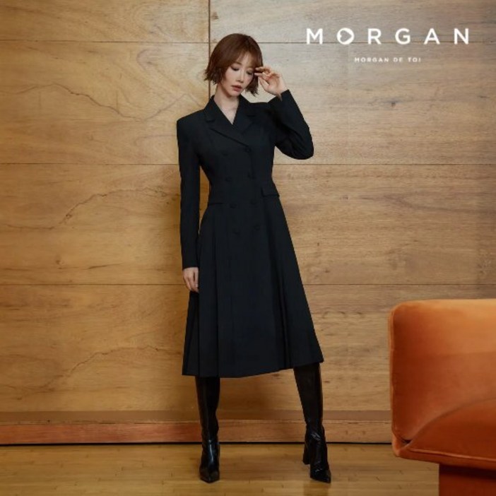 모르간 테일러드 더블버튼 원피스 1종 934619