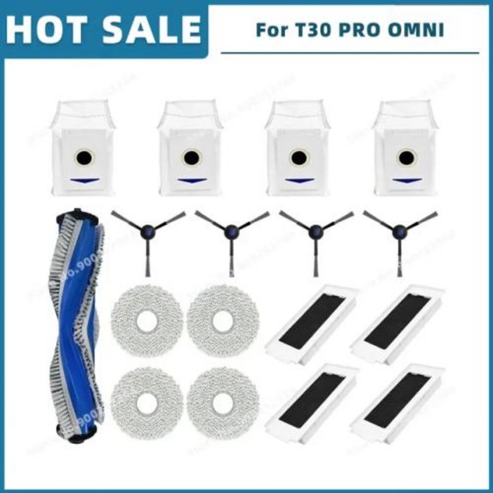 공기 청정기 부품 액세서리 오존 발생기 미니 교체 호환용 필터 이온 정화 ECOVACS T30 PRO OMNI DDX14 YEEDI M12  와 호환 메인 사이드 브러시 걸레 먼지
