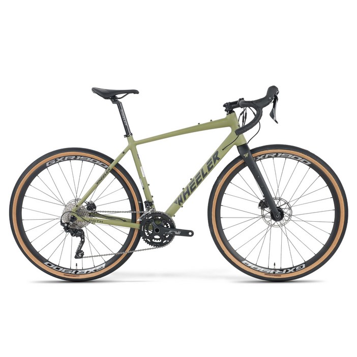 휠러 그래블자전거 PATH3.0 시마노 GRX 카본포크, OLIVE GREEN - L, 1개, 180cm