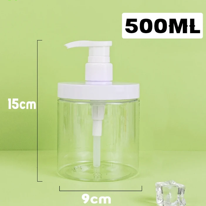 디스펜서 500ml1000ml 펌프 병 디스펜서 리필 용 와이드 입 스타일 가능 샤워 비누 보관