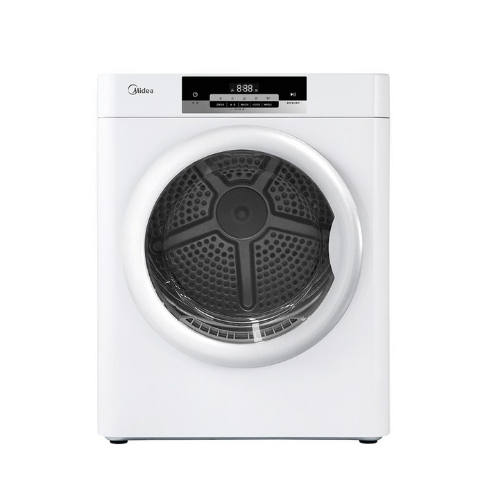미디어 전기 건조기 MDH3TW 3kg 자가설치, MDH3TW, clear white
