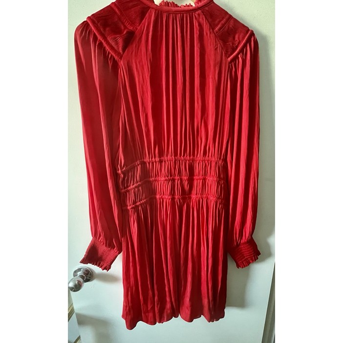 마쥬 레드 컬러 마제 Maje 미니 드레스 사이즈 40 5523352