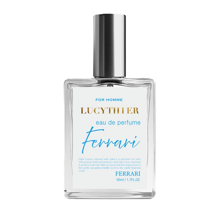 루시띠에르 프리미엄 향 20이상 오데 퍼퓸 페라리향, 1개, 50ml 루시띠에르 프리미엄 향 20이상 오데 퍼퓸 페라리향, 1개, 50ml
