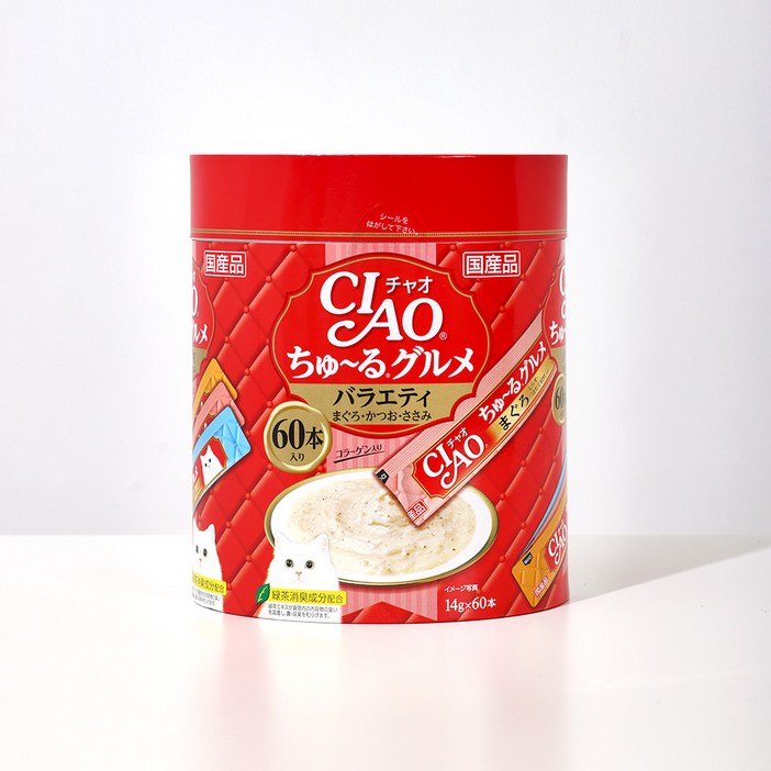 챠오츄르 고양이 구루메 버라이어티 간식 60p