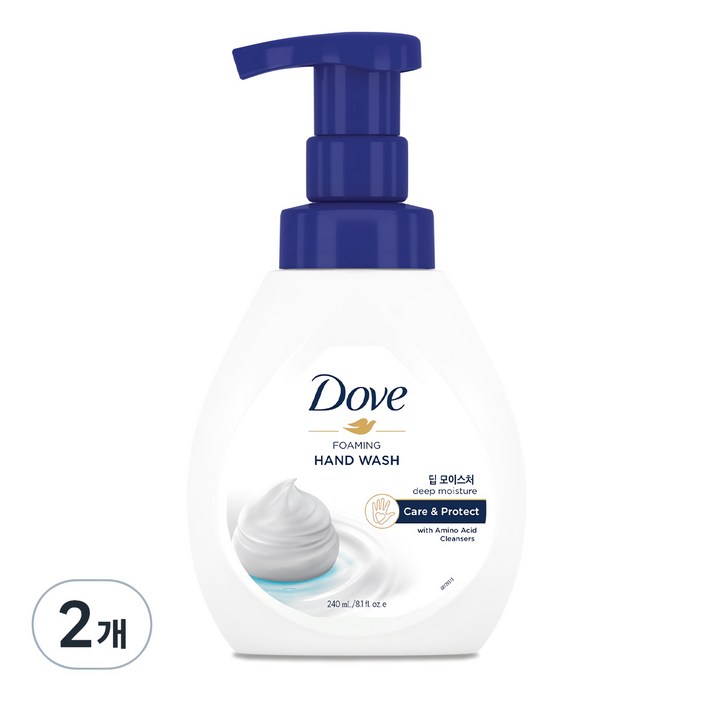 도브 포밍 핸드워시 딥 모이스처, 240ml, 2개 도브 포밍 핸드워시 딥 모이스처, 240ml, 2개