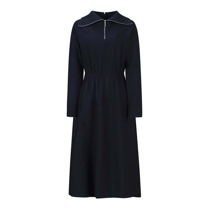 SI씨 반집업 빅카라 밴딩 원피스 SJOAI2501