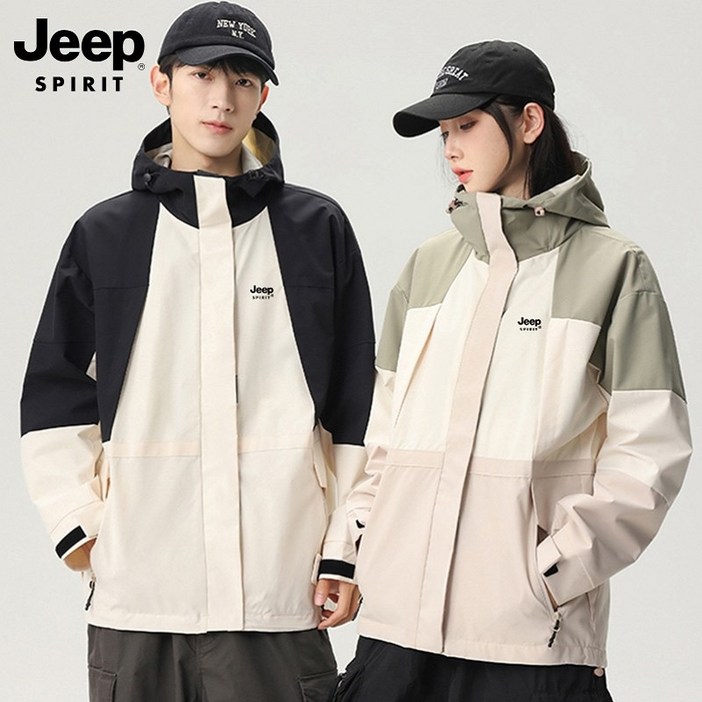 JEEP spirit 국내발송 바람막이 남.여공용 방수점퍼 후드집업 등산자켓 JPHU23A8820 JEEP spirit 국내발송 바람막이 남.여공용 방수점퍼 후드집업 등산자켓 JPHU23A8820