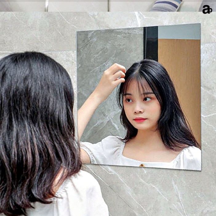 안 깨지는 아크릴 거울 어린이집 붙이는 안전거울 60X60 유아거울