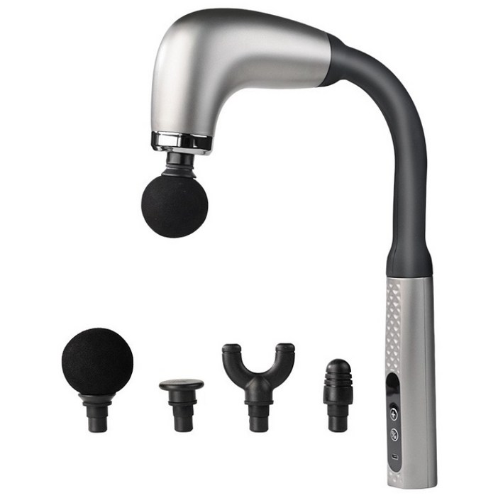 AOSS  진동 핸디 마사지건 강력 진동 갈고리형 휴대용 무선 안마기