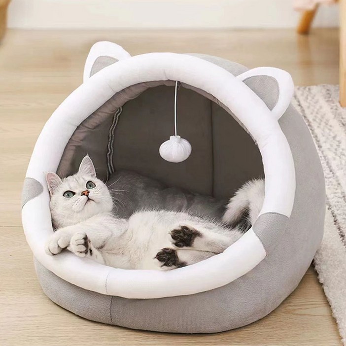 리니 고양이 포근한 방석 숨숨집