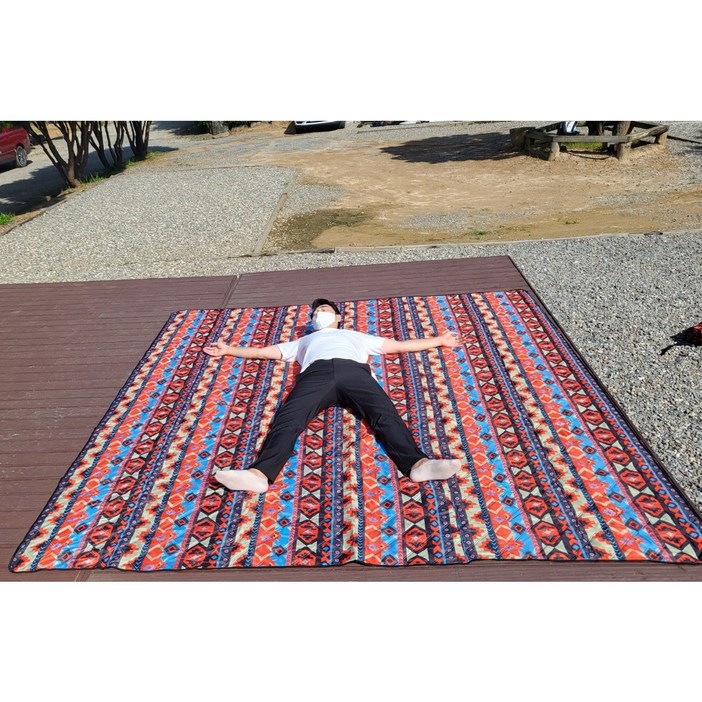 캠핑앤트리 대형돗자리, 혼합색상