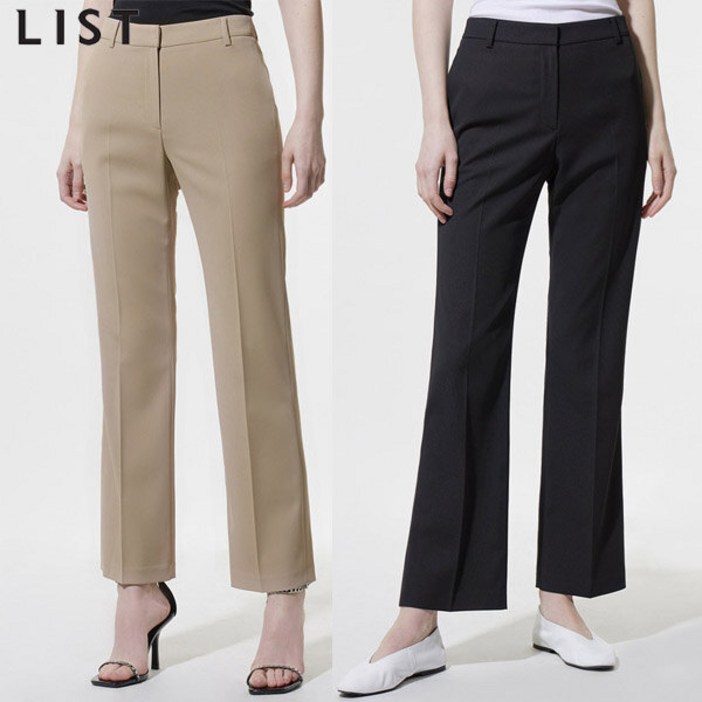 리스트 리스트(LIST)  데일리 히든 스트레이트 팬츠 (택가격: 158000원)