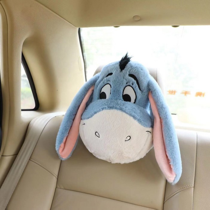 당나귀 친구 베개 선물 장난감 크리스마스 장식 인형 만화 룸 부드러운 Eeyore 귀여운 동물 쿠션 비니의 차량용 소파