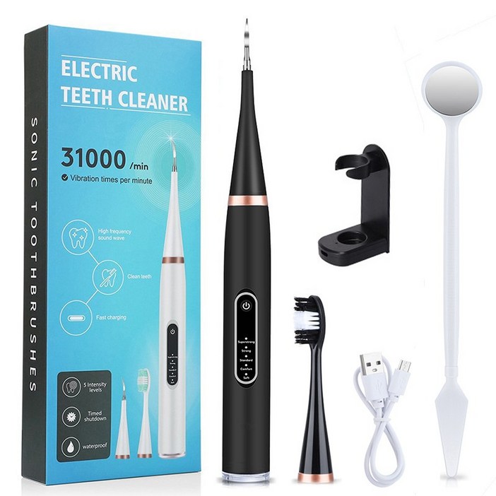 Fowod 스마트 LED 초음파 구강 청결기 + 전동칫솔 + 무선충전기