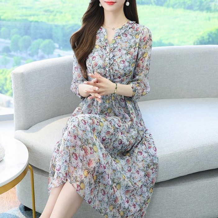 어썸풀 푸티 쉬폰 원피스 빅사이즈 포함