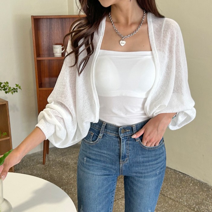 마이쏭 케빈볼레로가디건 여름 시원한 긴팔 자외선차단