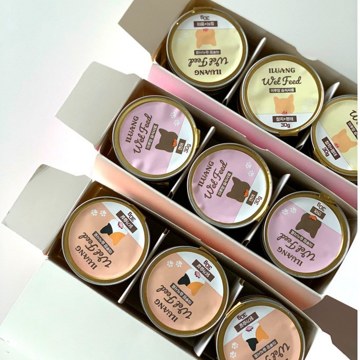 이루앙 고양이습식사료 캔 닭가슴살 30g, 12개, 참치명태 이루앙 고양이습식사료 캔 닭가슴살 30g, 12개, 참치명태