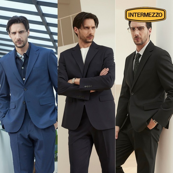인터메조 비즈니스 스트레치 셋업수트 IMFSMSU402