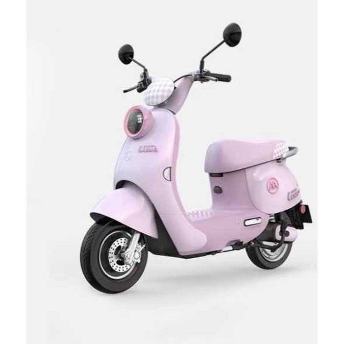 레트로 여성용 전동 스쿠터 오토바이 60V 20Ah 소형 바이크 빈티지 전기