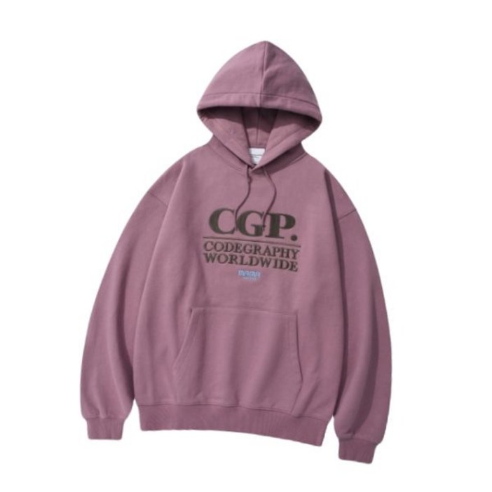 매장정품 CODEGRAPHY 코드그라피 CGP X MAMA 스퀘어 후드티_페일 핑크 CBDWUTH602IP 559818