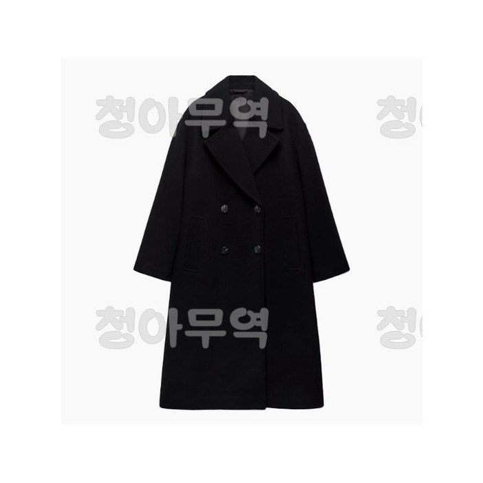 ZARA 자라  데일리 모직 소프트 오버사이즈 더블 코트 4컬러