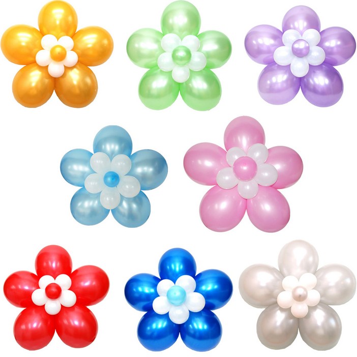 수플레이스 꽃풍선만들기모음 3단풍선 DIY 파티 장식