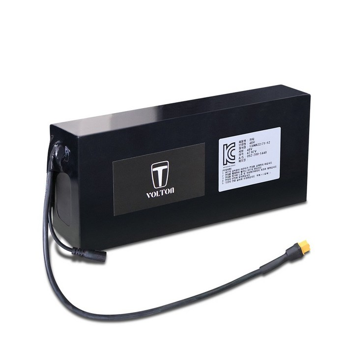 48V(10~60Ah 용량선택가능)_전동킥보드, 전기자전거 배터리_KC인증 국산 리튬이온배터리_볼턴배터리, 1개