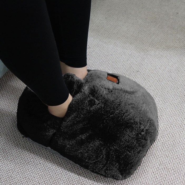 한양 충전식 다용도 전기 온열 찜질기  밍크 발찜질 커버