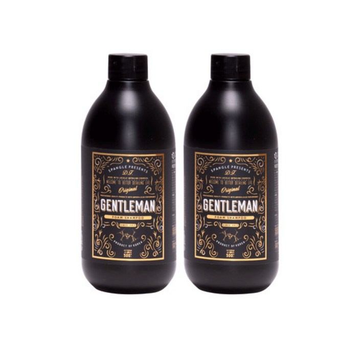 스팽글 스노우폼샴푸젠틀맨 500ml x 2개, 2개, 500ml