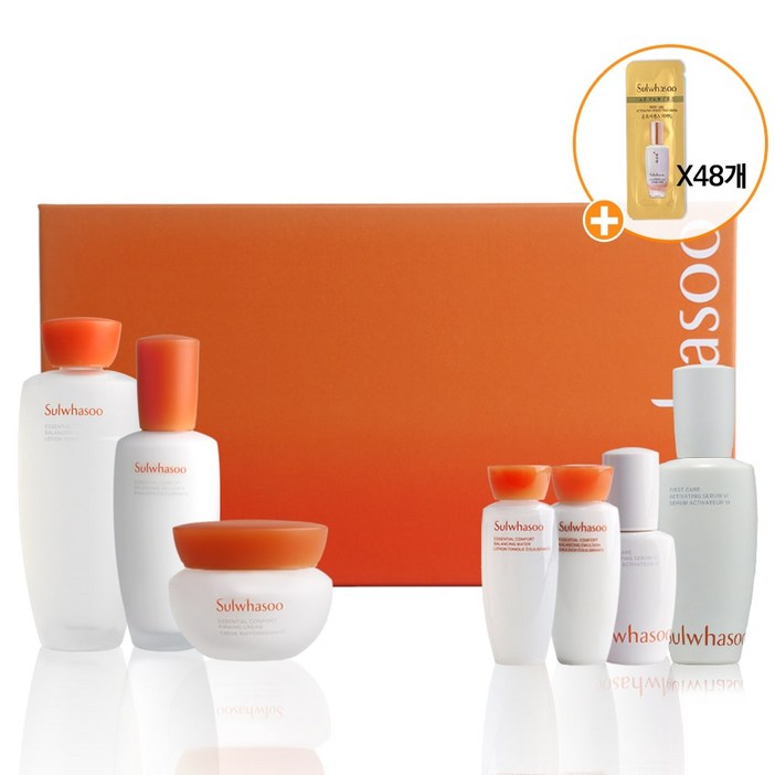 설화수 윤조 자음 3종 + 윤조에센스퍼펙팅48ml(1mlX48개)