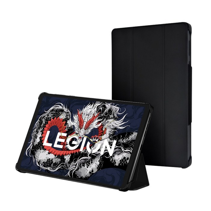 레노버 리전LEGION Y700 3세대 2025 태블릿 케이스 보호커버, 블랙, 1개