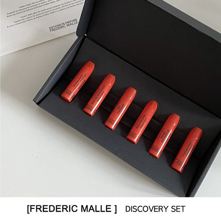 (백화점 정품)프레데릭말 디스커버리 세트 우먼 1.2ml x 6ea (카넬 플라워, 오 드 매그놀리아, 엉빠썽, 이리스 뿌드르, 뮤스크 라바줴, 포트레이트 오브 어 레이디)