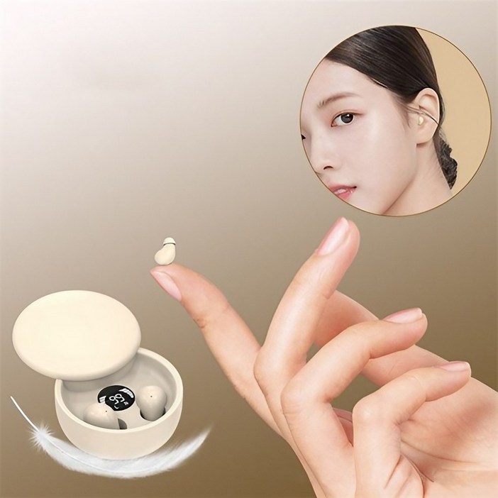 프리라이프  미니 수면 이어폰 블루투스 5.4 초소형 무선 이어폰