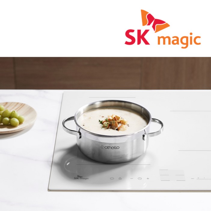 전국무료설치 SK매직 3구 올파워 전기렌지 유로케라 세라믹 상판 클라우디 화이트 인덕션 전기레인지