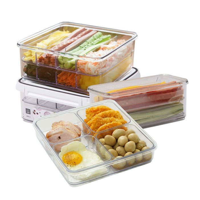 스카이락 인케이스 용기 반찬용기 김밥재료용기 밀폐용기 소분용기 반찬통 나눔접시 찬합
