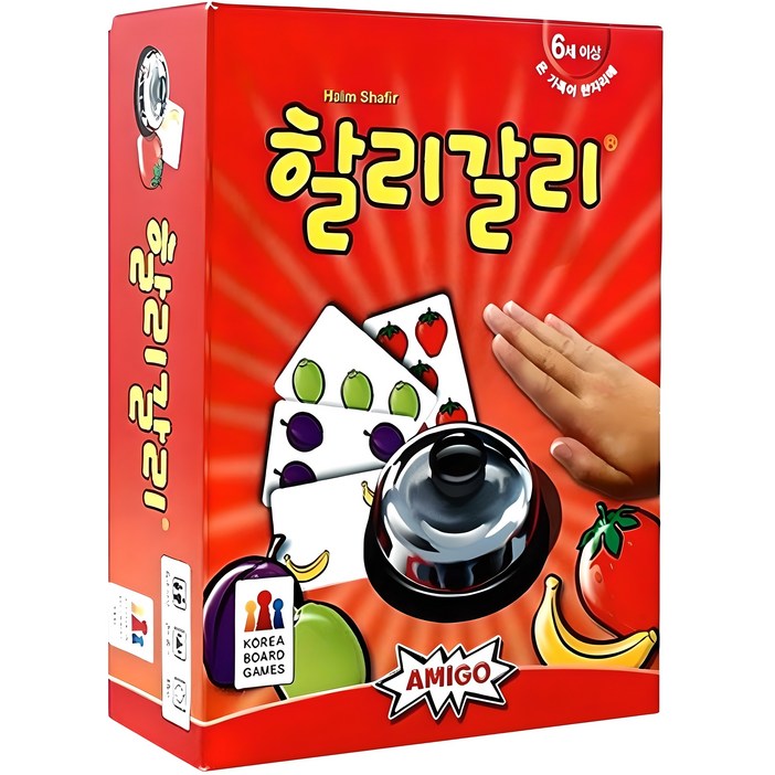 코리아보드게임즈 아미고 할리갈리 순발력 게임, 혼합색상, 1개