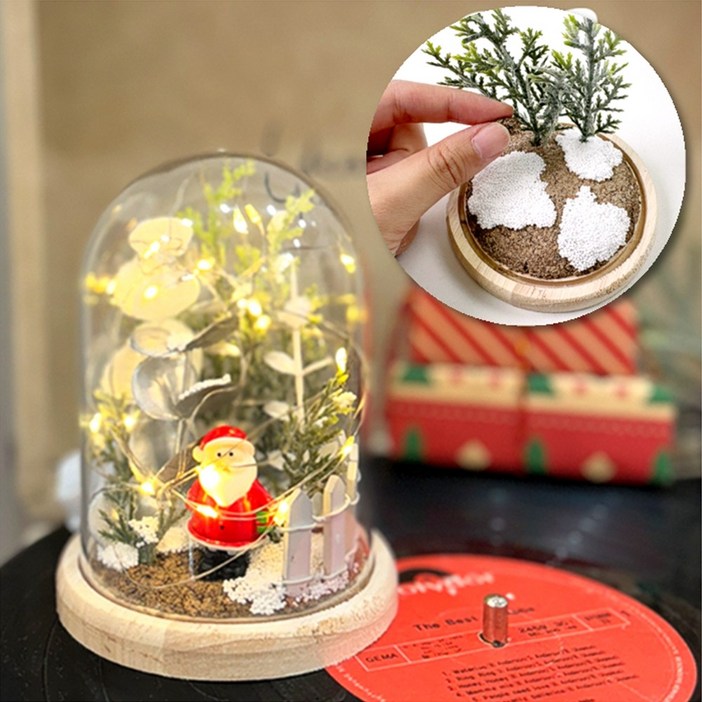 겨울 크리스마스무드등만들기 DIY키트, 10세트, 윈터 포레스트