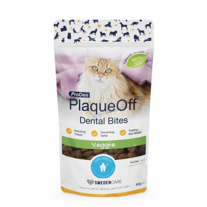 프로덴 플라그오프 덴탈바이트 60g 치석제거  고양이용