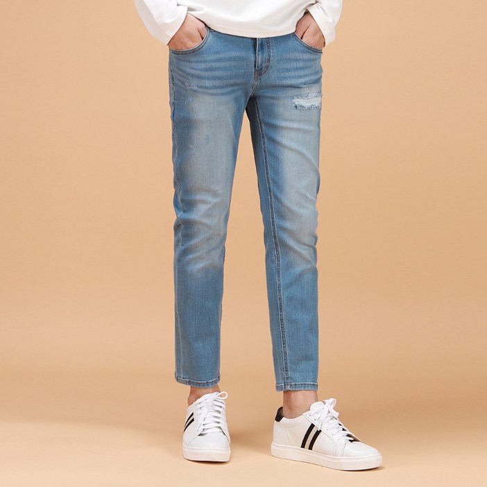 후앙스 남성용 히든밴딩 워싱스판 청바지 GZCP-4908