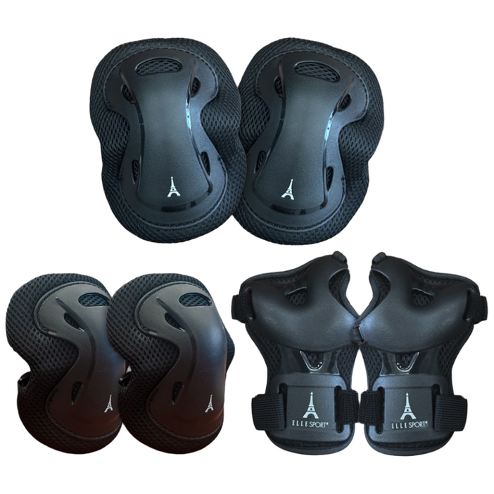 엘르스포츠 보호대 세이프플랙스 인라인 킥보드 보호대장비 3종세트 아동 성인