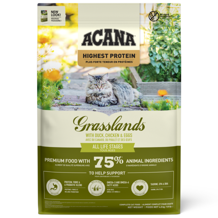 아카나 그래스랜드 캣, 1개, 4.5kg, 닭+오리