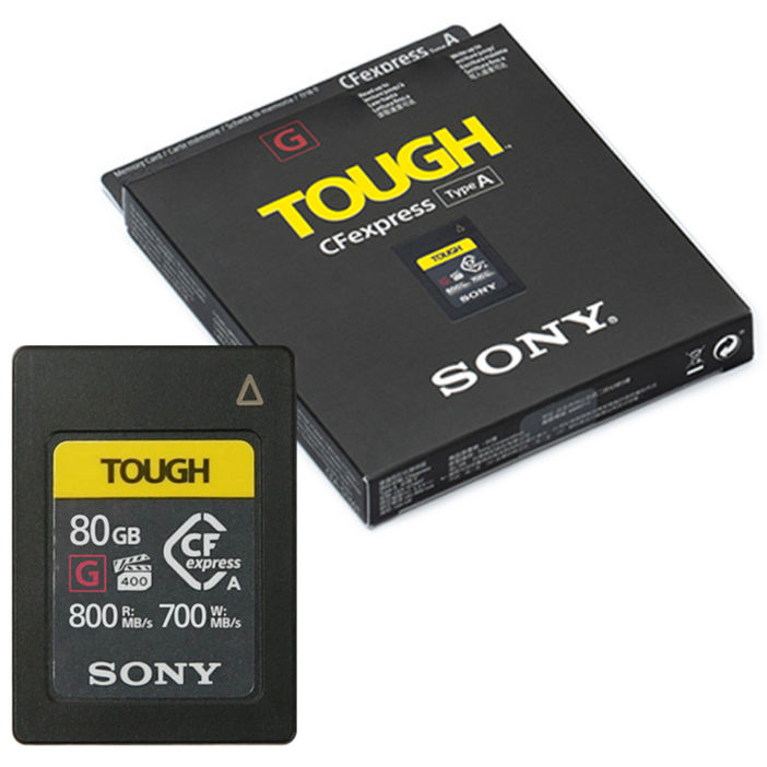 소니 CEAG480T CEAG 시리즈 CFexpress Type A 메모리 카드, 1개, 480GB