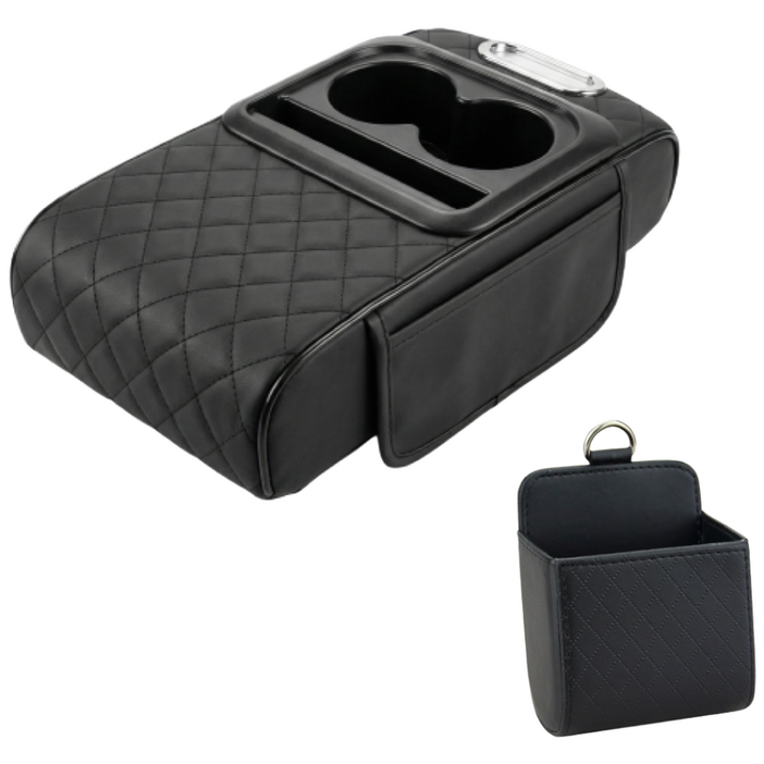 자파믹스 차량용 팔걸이쿠션 콘솔박스 수납함 자동차 콘솔쿠션 컵홀더