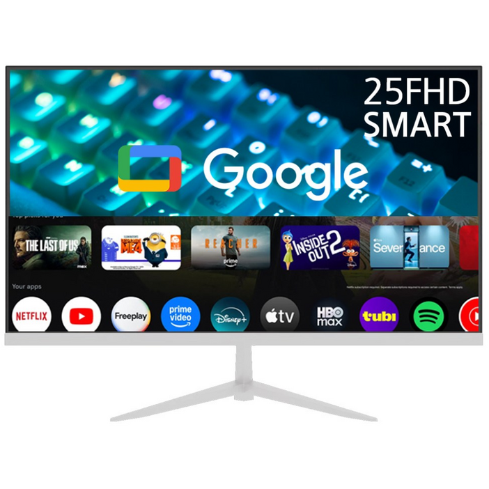 프리토스 68.6cm 27인치 FHD 스마트 모니터 안드로이드 블랙 화이트