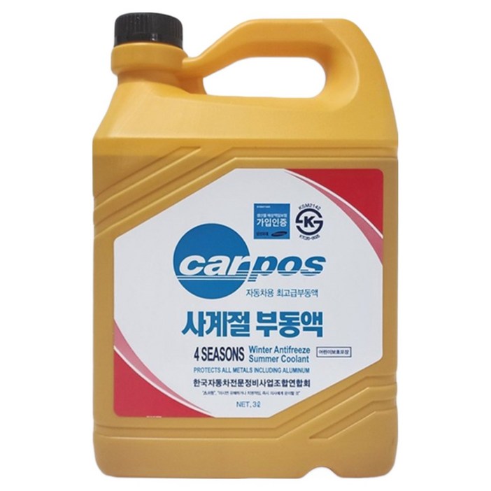 카포스 부동액 6종  장갑, 1개, 3L